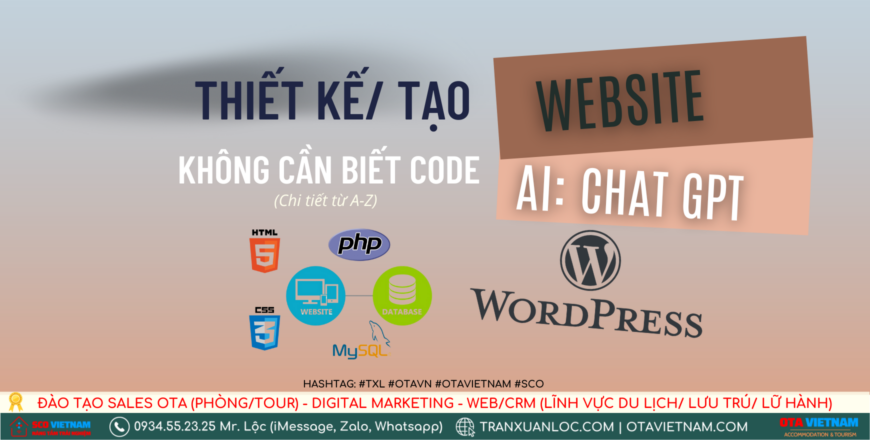Otavn Txl Khoa Hoc Thiet Ke Website Khong Can Biet Code Su Dung Ai Chat Gpt