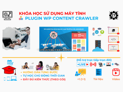Khóa học lấy dữ liệu về Website WordPress sử dụng WP Content Crawler từ A-Z