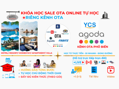 Khóa học Sale OTA cho riêng 1 kênh Agoda.com (tự học online) – Bán phòng