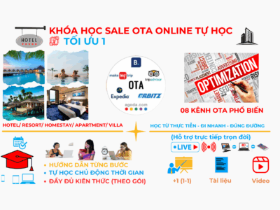 Khóa học Sale OTA ( Tối ưu 1) tự học online – Bán phòng